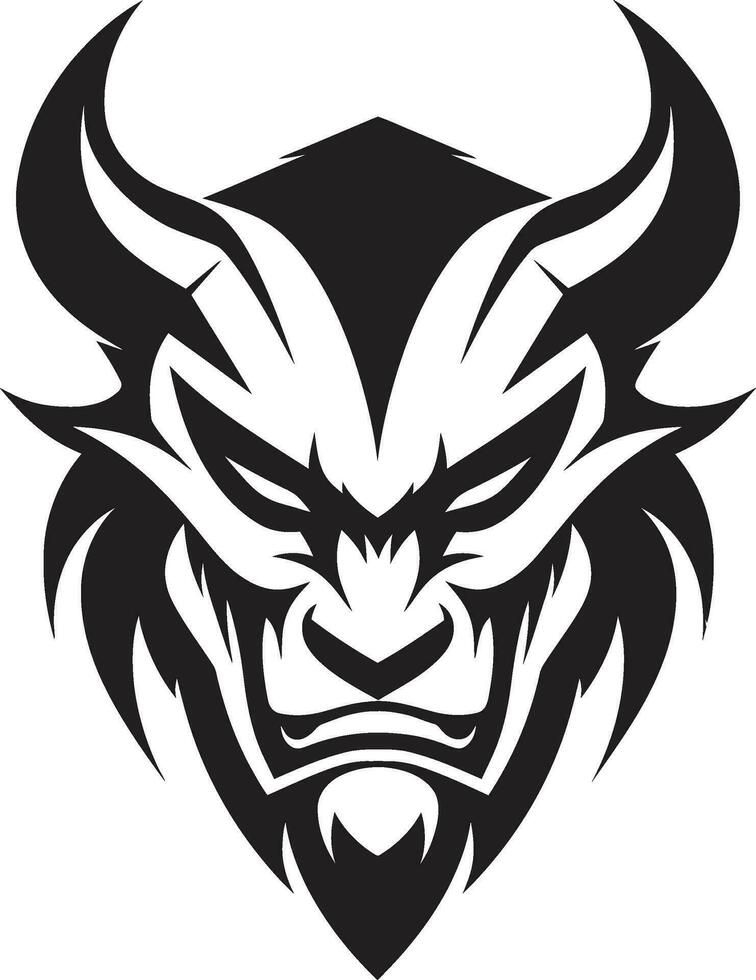 Whispers of Damnation A Devil s Seduction in Black Icon Soul Devourer A Feast for Shadows in Black Form vector