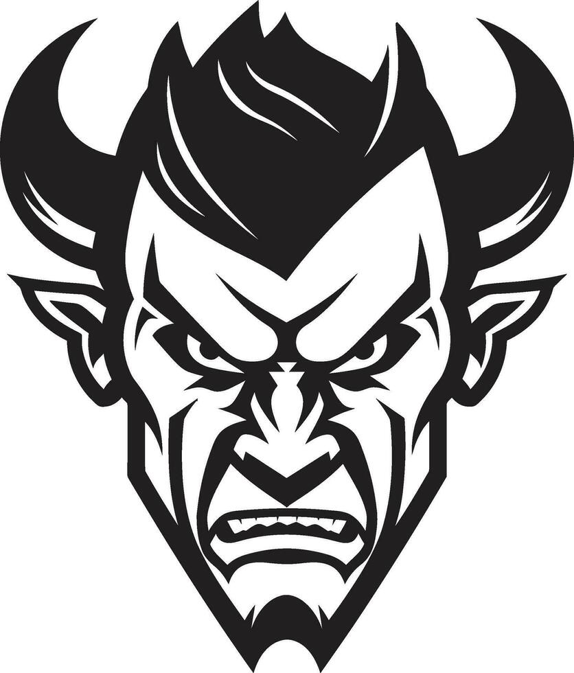Hell s Gatekeeper A Devil s Guardian in Black Vector Lucifer s Legion A Devil s Army in Black Vector