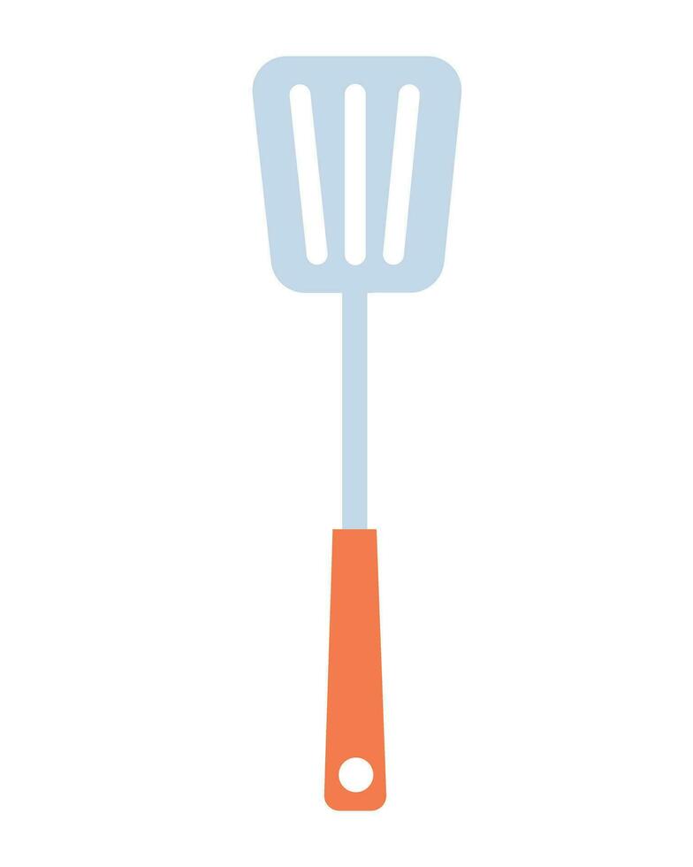 Doodle flat clipart. Simple illustration of a kitchen tool, spatula vector