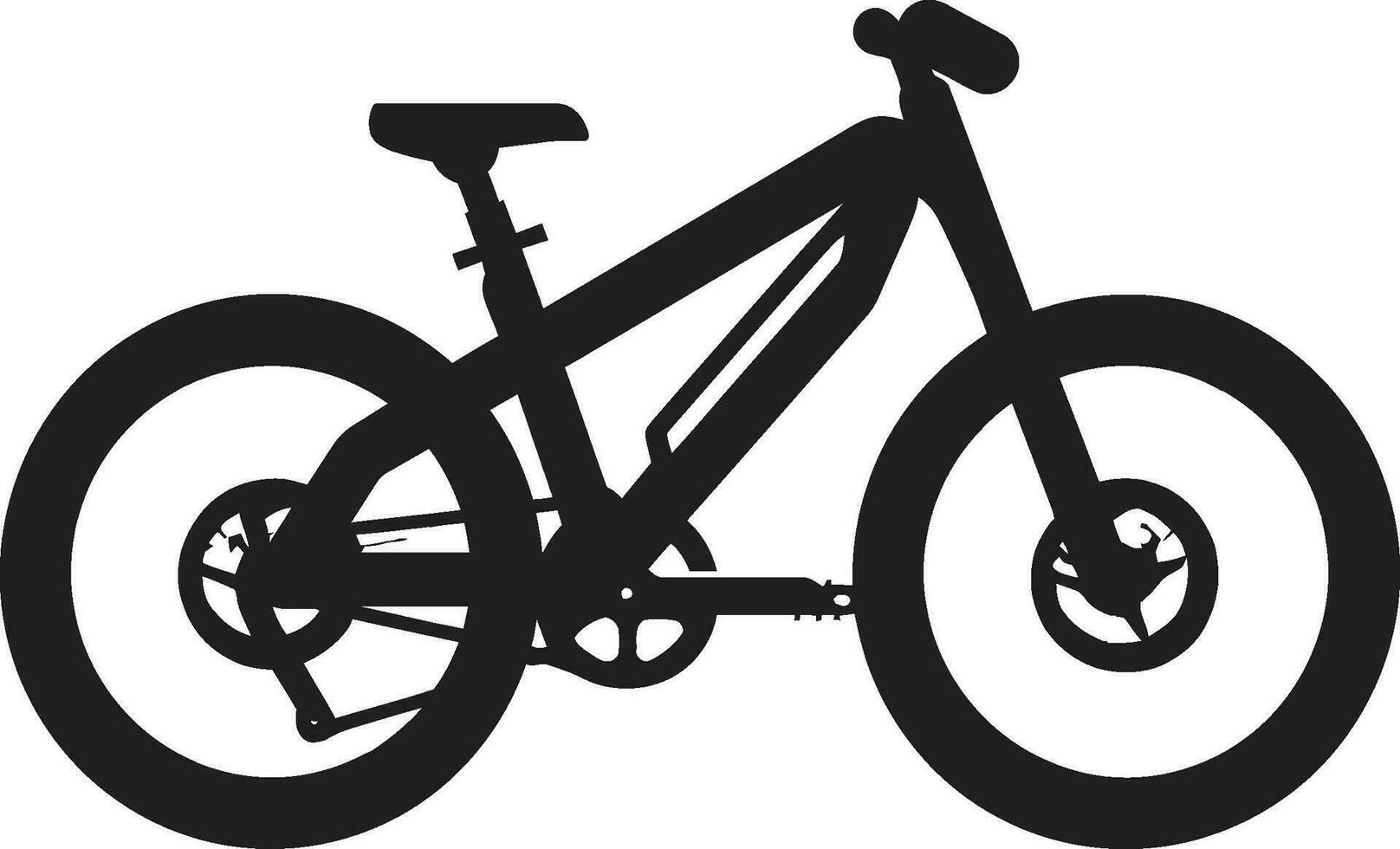 Rider s Symbol Vector Bicycle Cycle Iconic Black Bike Emblem