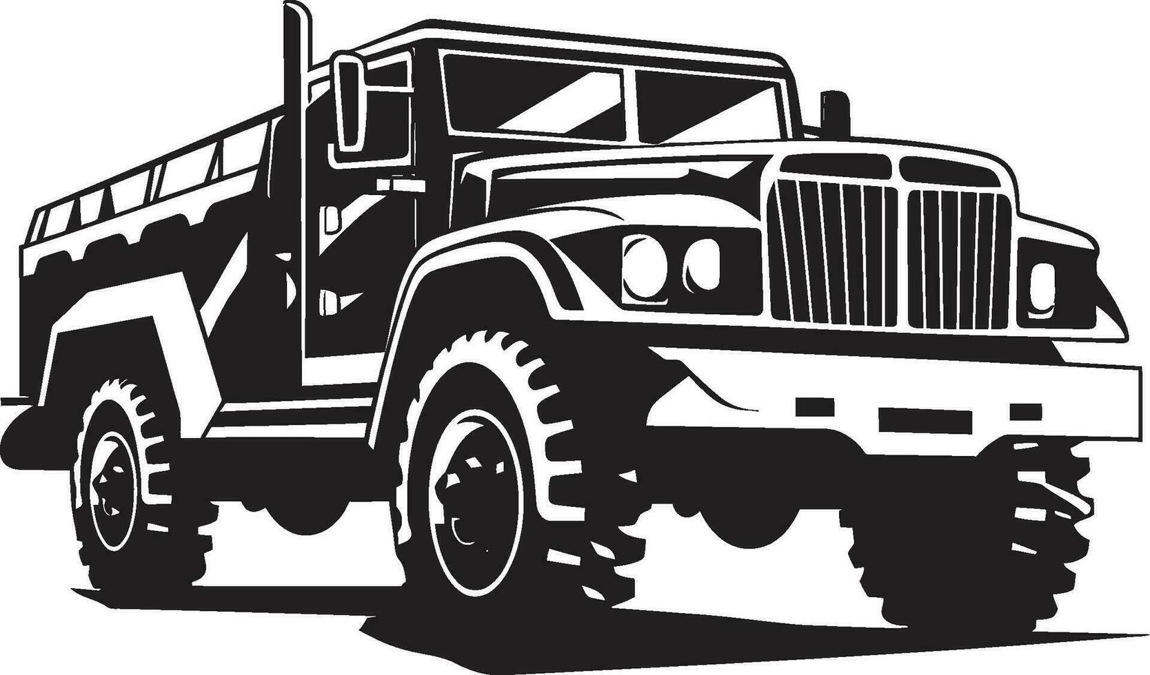 Defensive Recon Military Vehicle Vector Design Warrior s Ride Army 4x4 Emblematic Icon