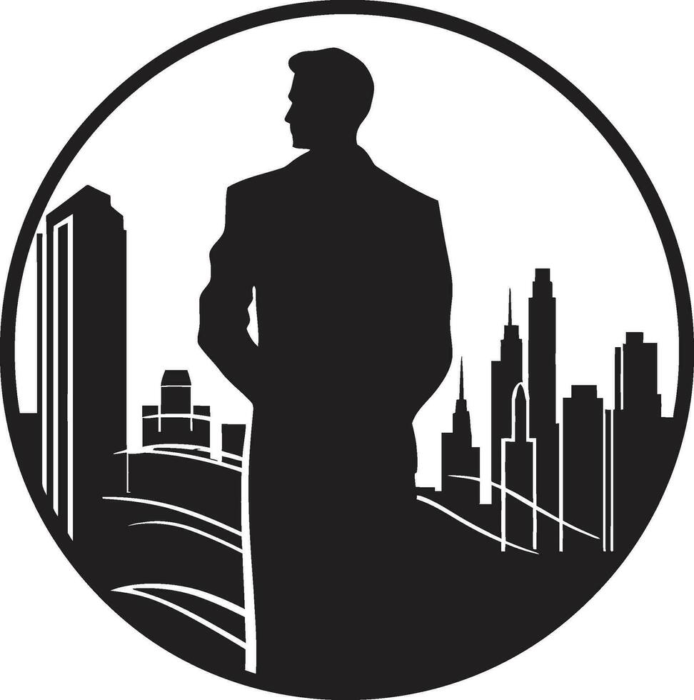 Master Plan Artisan Black Vector Architect Design Luminary Architect Icon in Black Hue