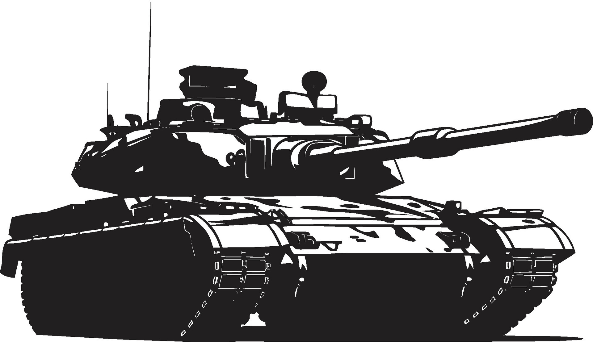 Combat Behemoth War Tank Vector Logo Tactical Steel Black Tank Emblem