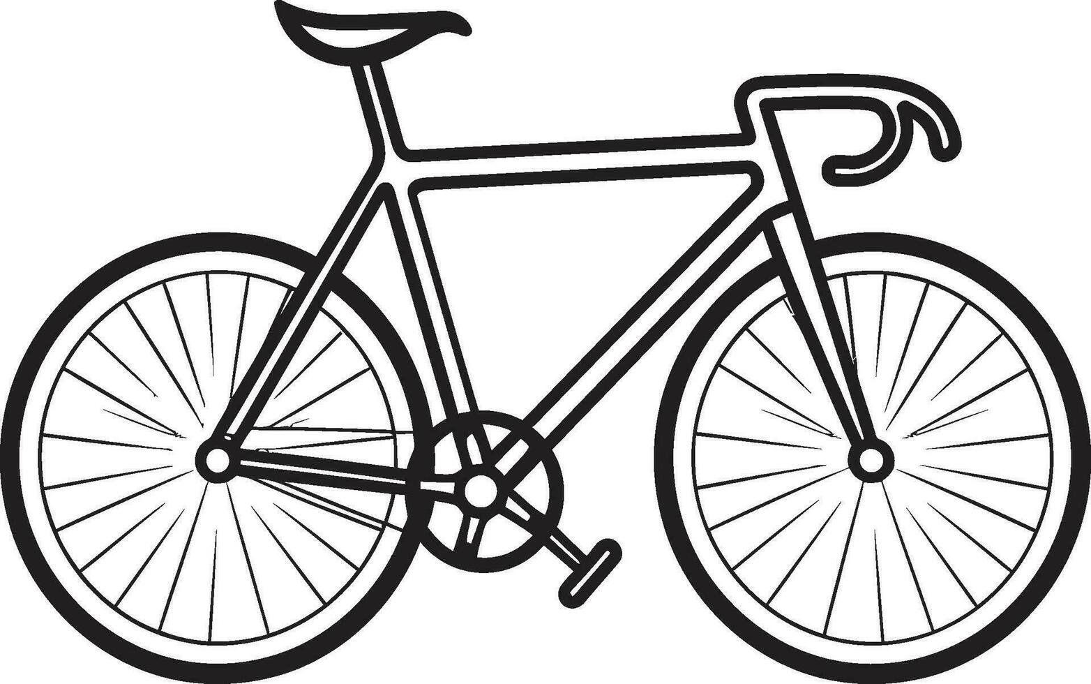 SpeedGear Black Bike Logo Icon CityPedal Vector Bike Emblem