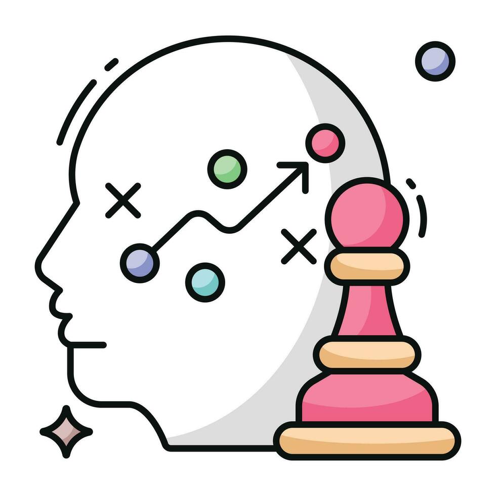 Perfect design icon of tactics vector