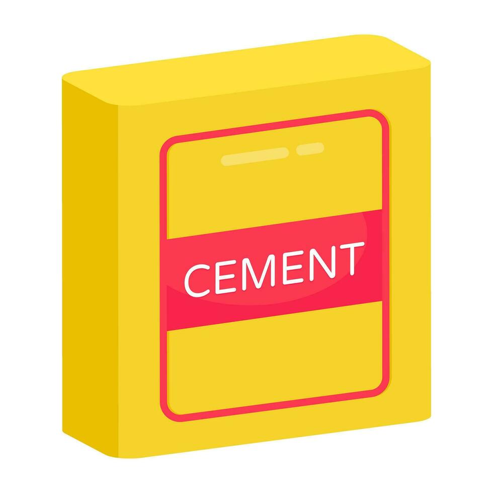 Perfect design icon of cement sack vector