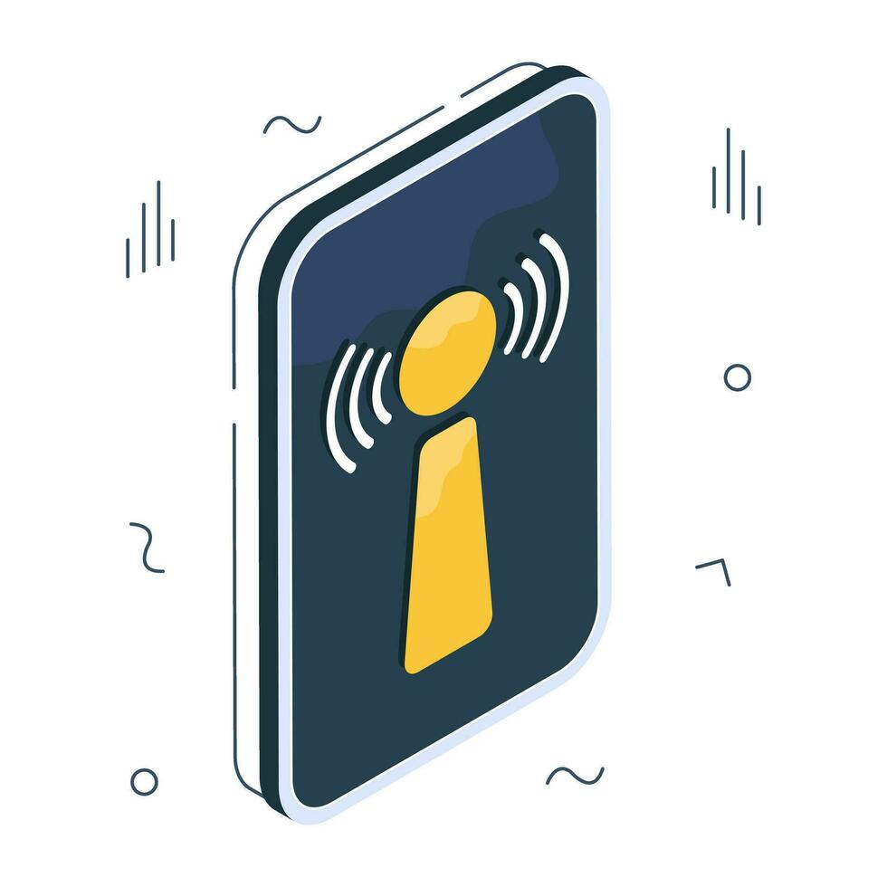 Perfect design icon of mobile hotspot vector