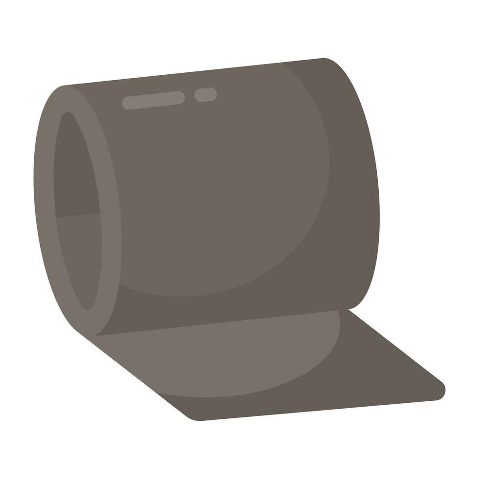 un icono de diseño perfecto de rollo de tejido vector