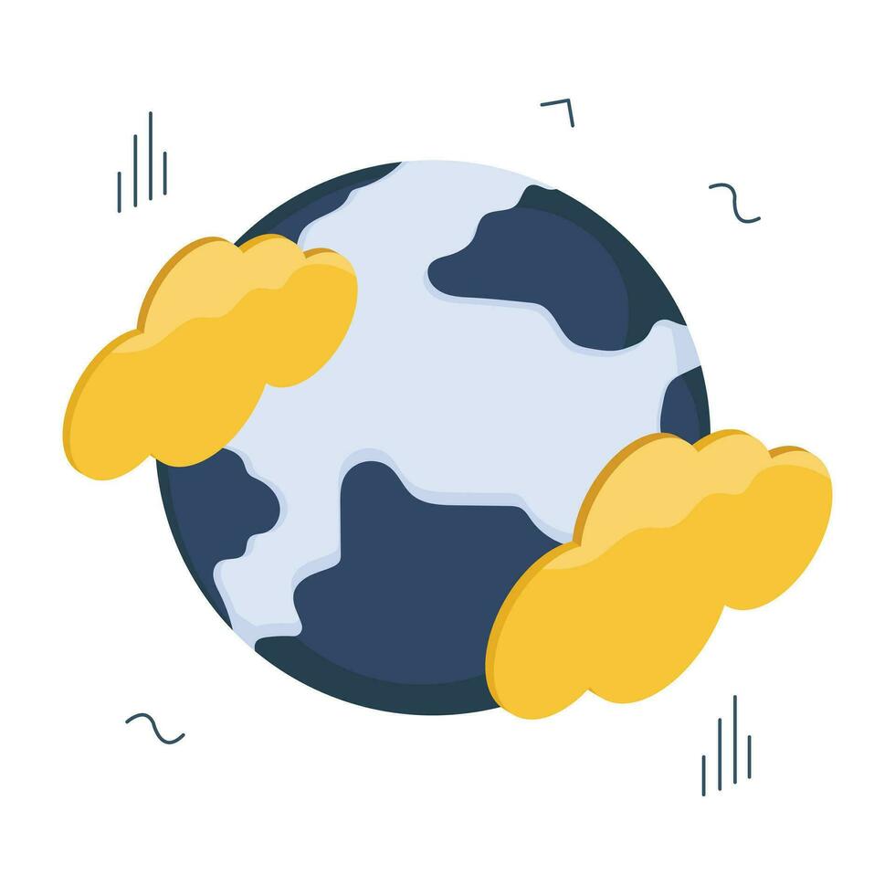 vector diseño de global nube