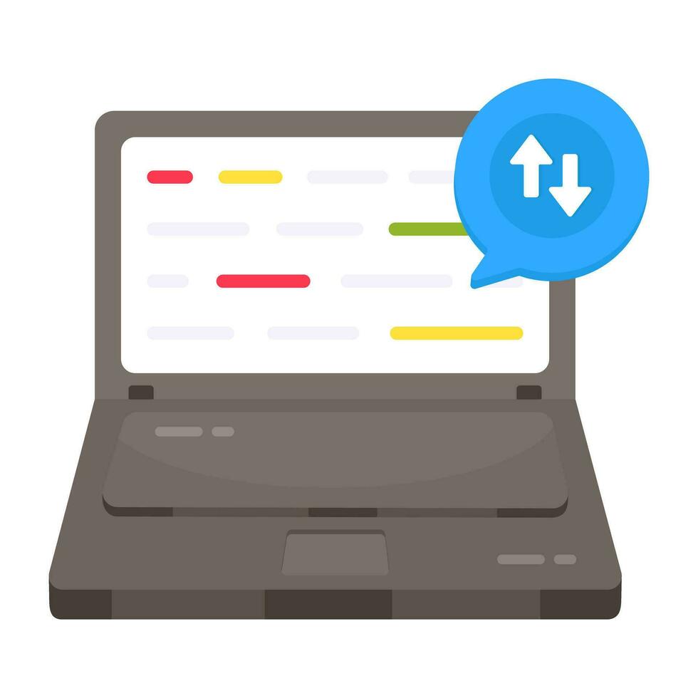 Trendy vector design of source page