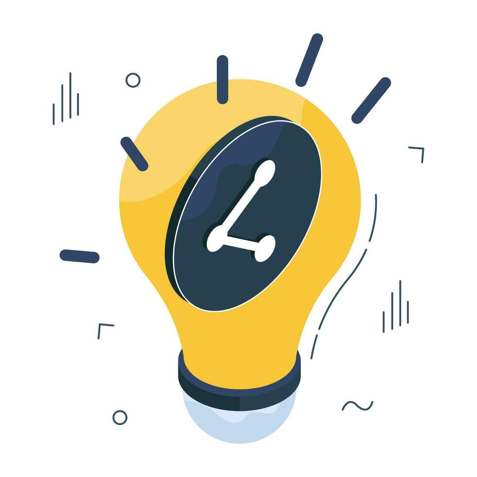 An editable design icon of share idea vector