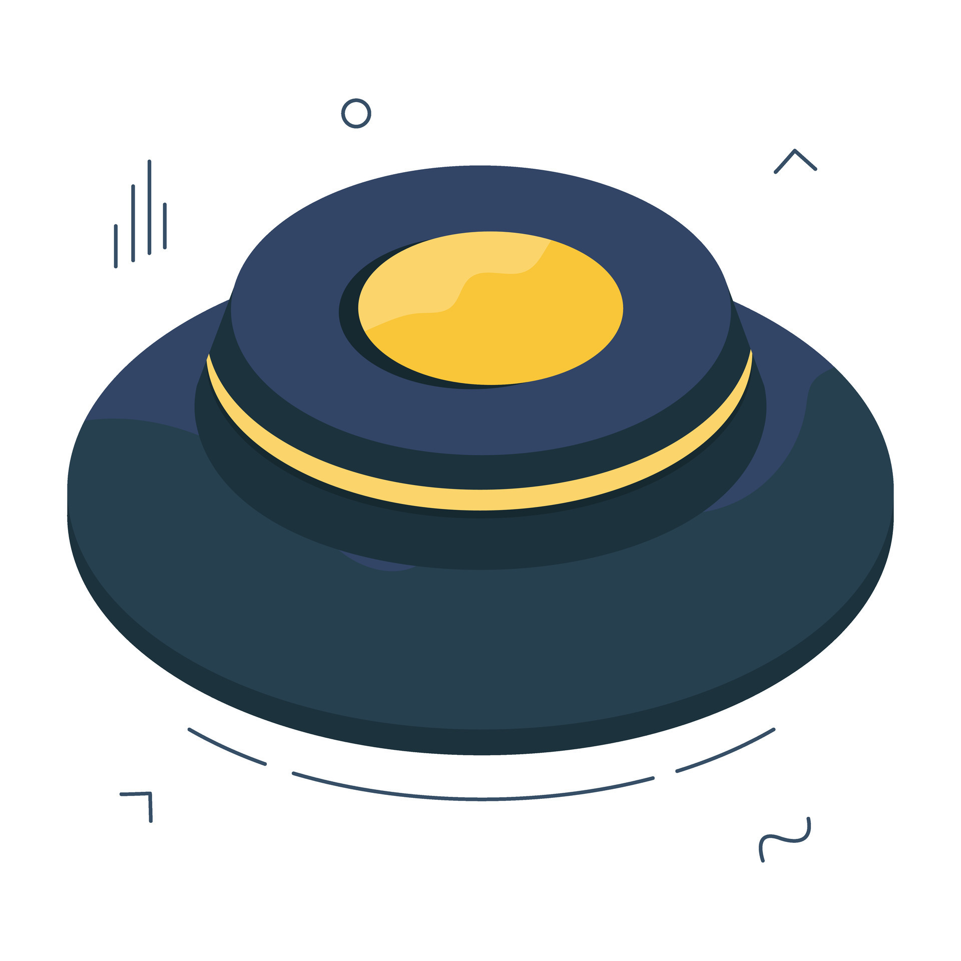 Trendy vector design of flying disk 36350389 Vector Art at Vecteezy