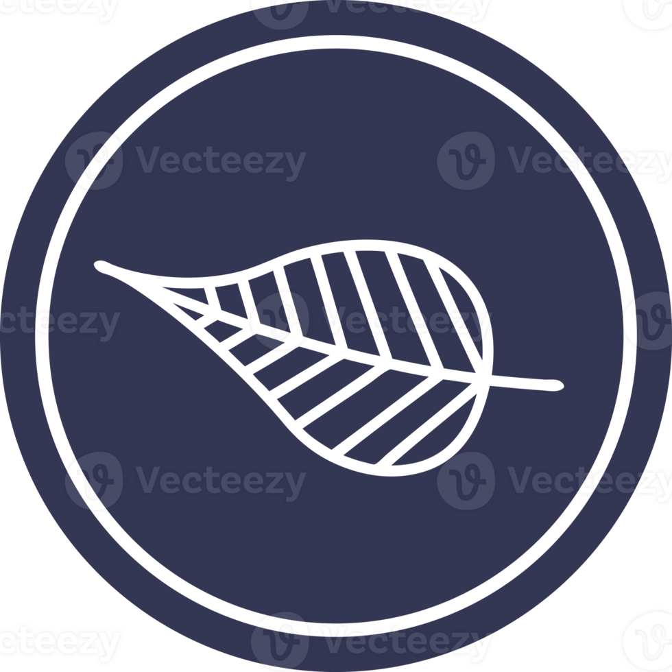 natural leaf circular icon png