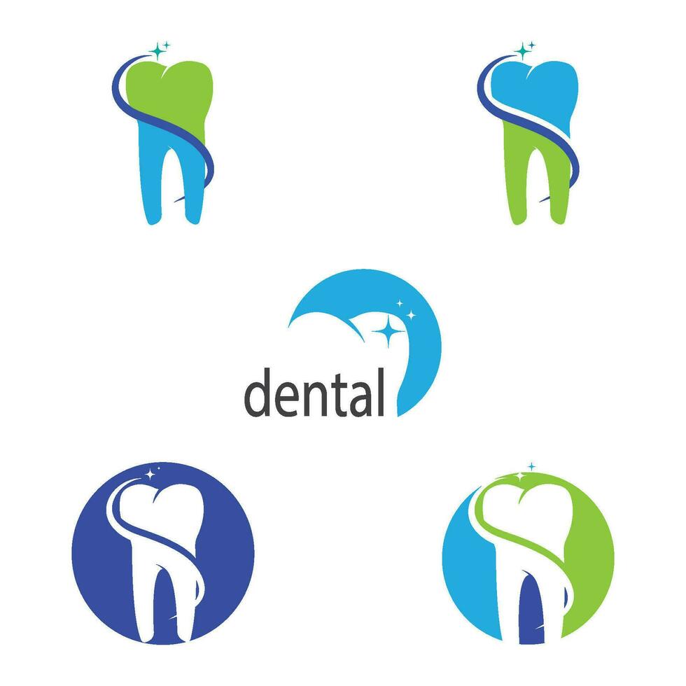 Dental logo Template vector illustration