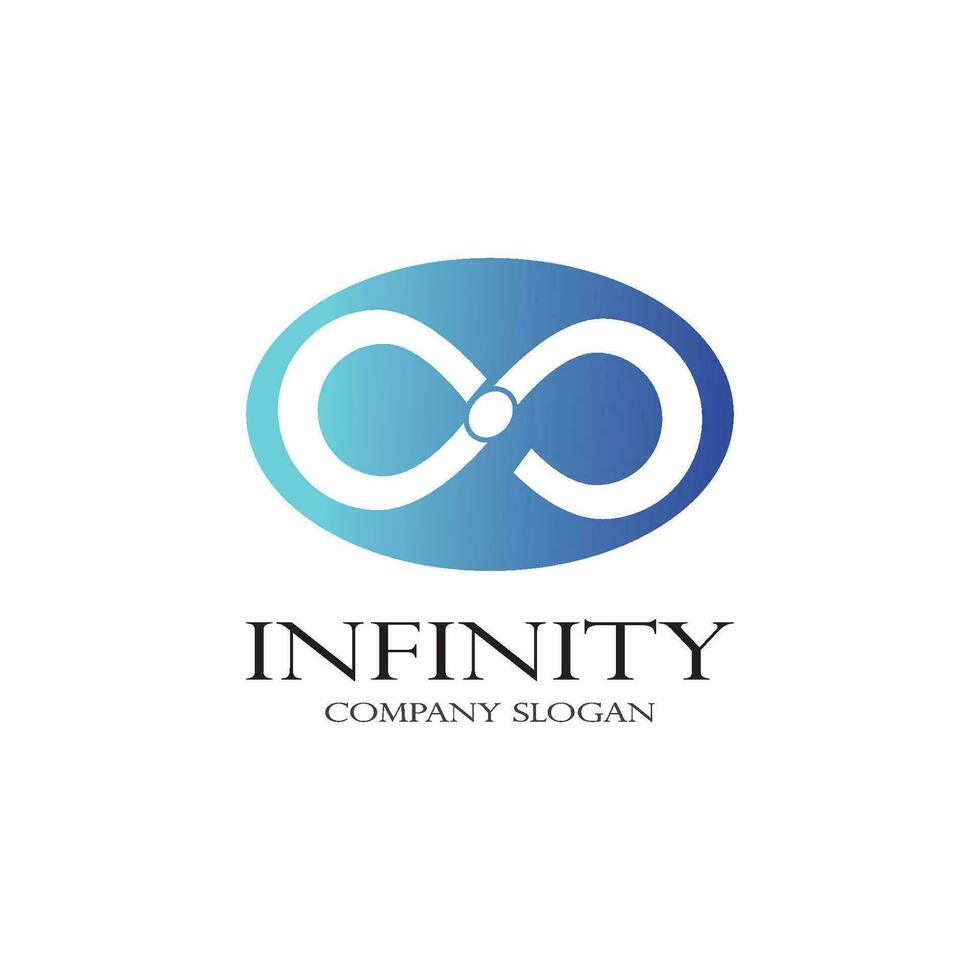 Infinity logo template vector