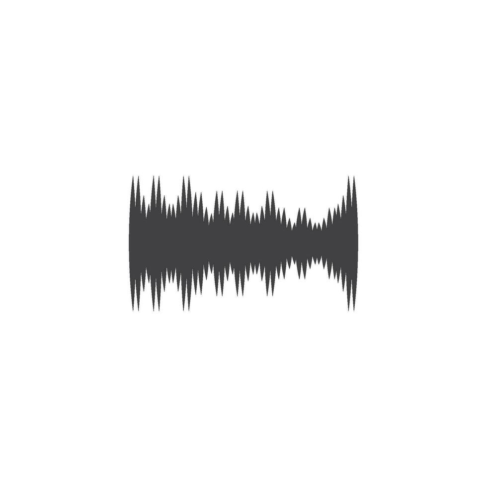 sound wave ilustration logo vector