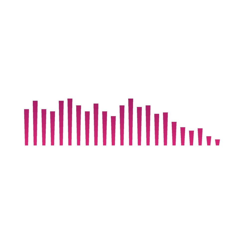 sound wave ilustration logo vector