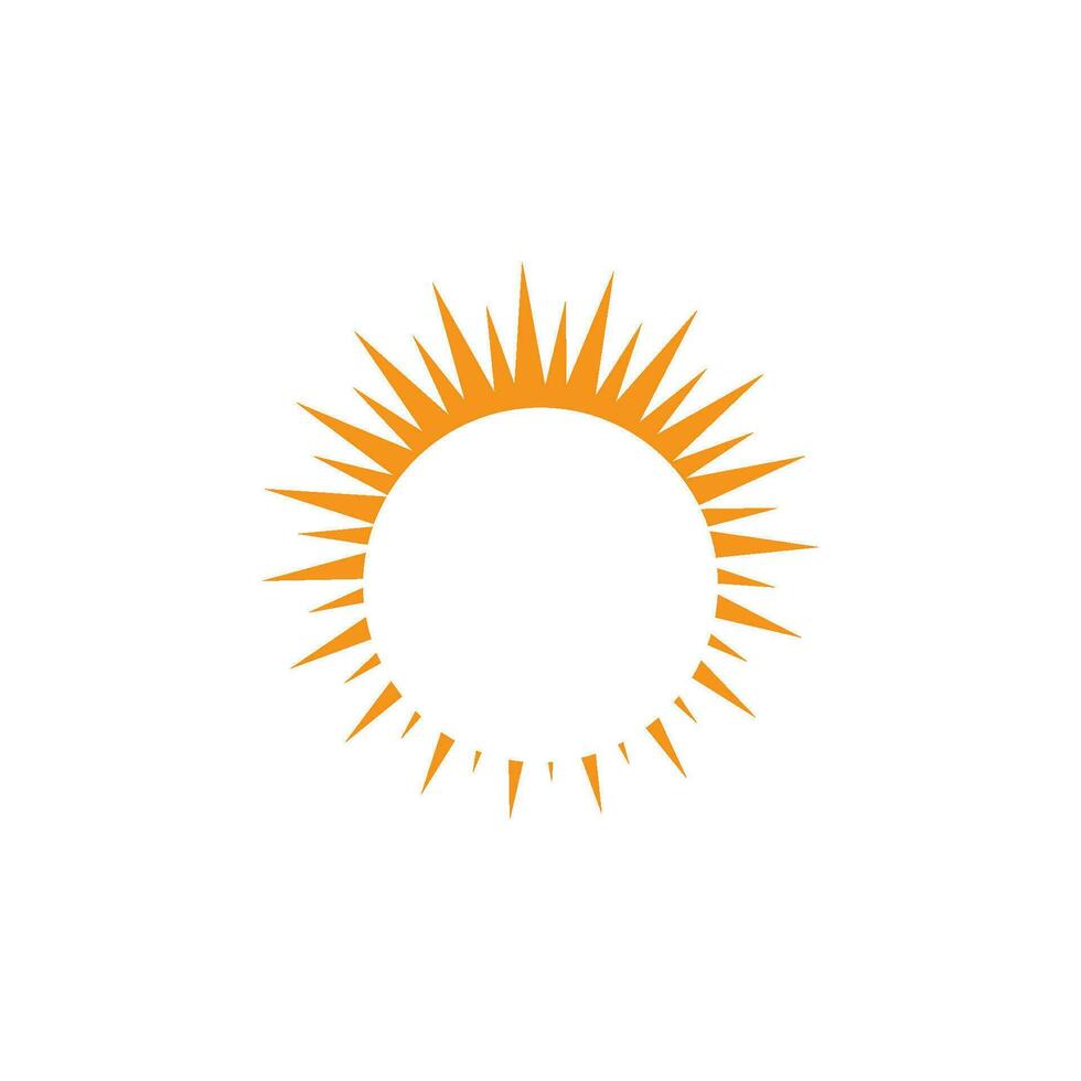 Vector sun Icon Logo Template