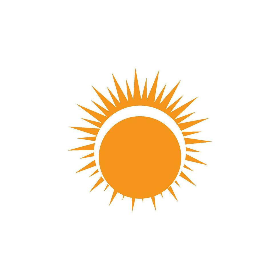 Vector sun Icon Logo Template