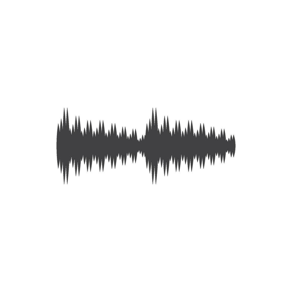 sound wave ilustration logo vector