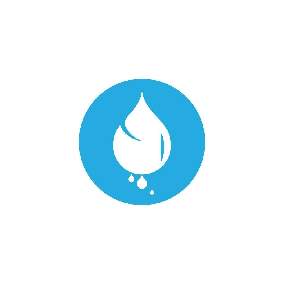 plantilla de logotipo de gota de agua vector