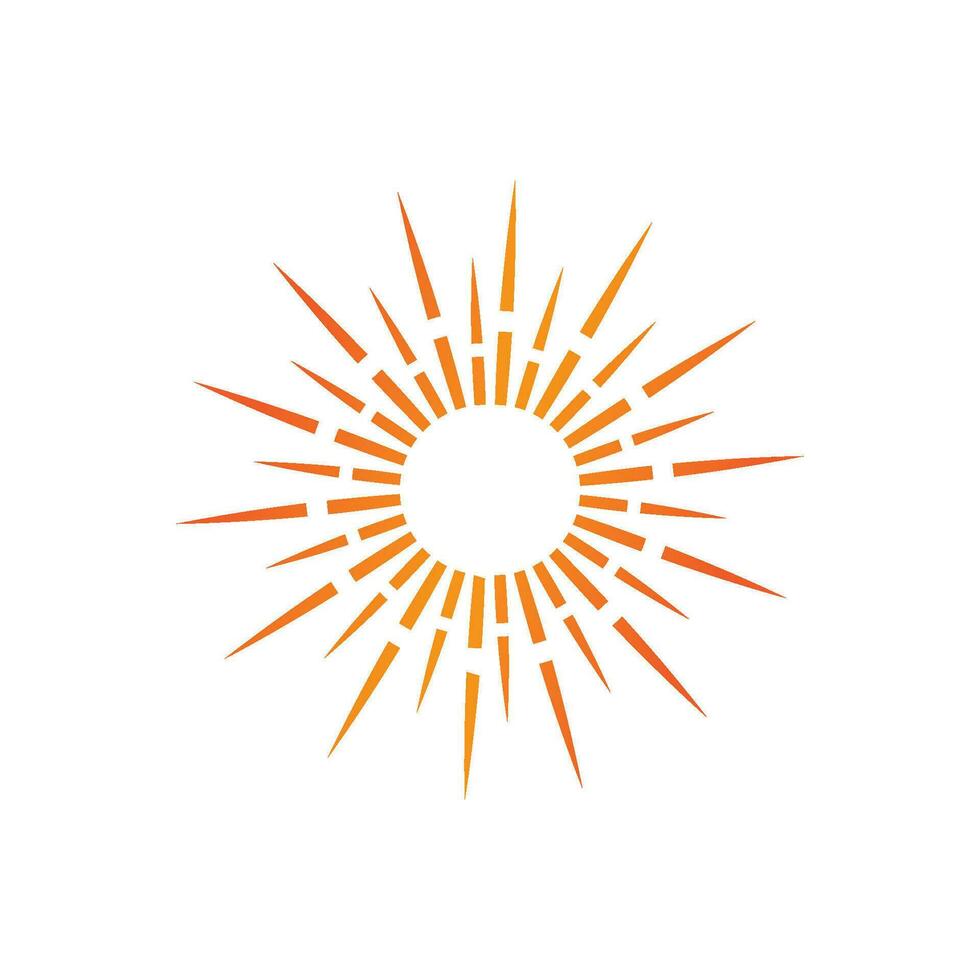Vector sun Icon Logo Template