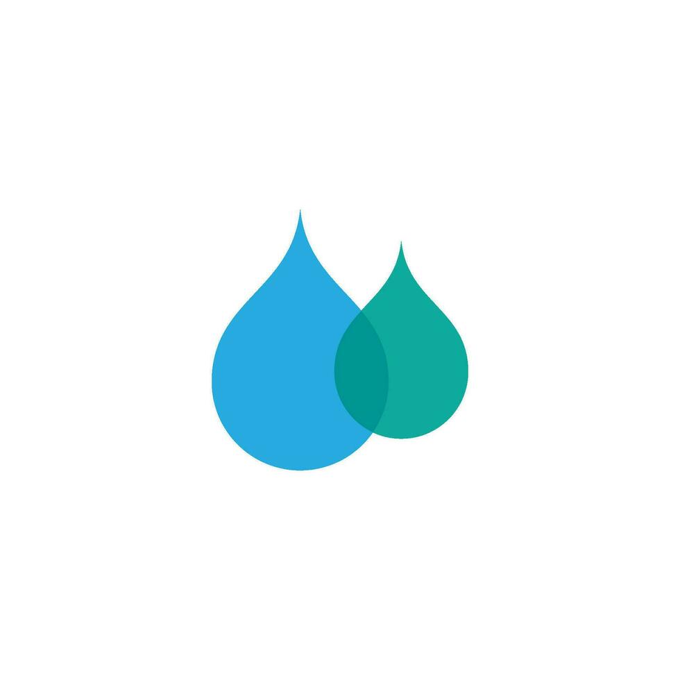 plantilla de logotipo de gota de agua vector