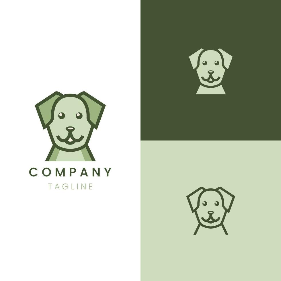 Unique Dog Logo Design Creativity Blended with Elegant Touch vector
