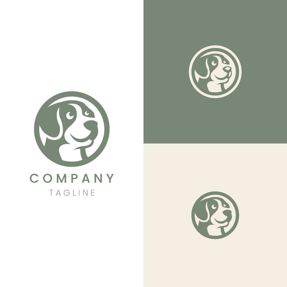 Building Trust Dog Logo Reflecting Brand Values vector