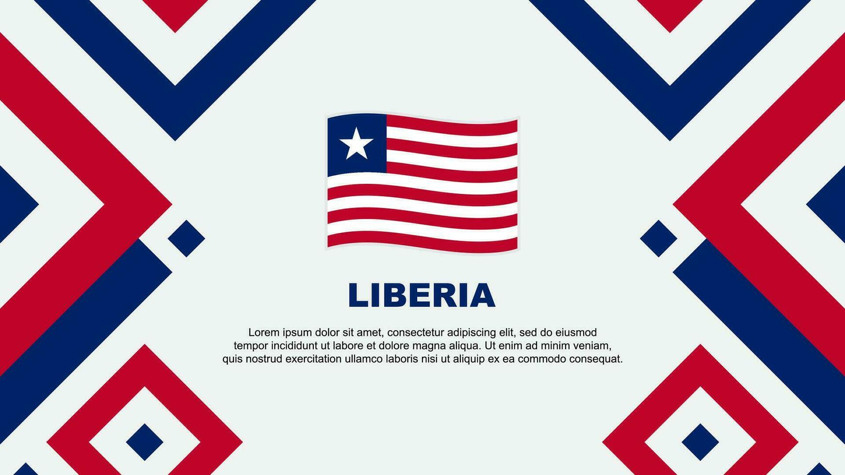 Liberia bandera resumen antecedentes diseño modelo. Liberia independencia día bandera fondo de pantalla vector ilustración. Liberia modelo