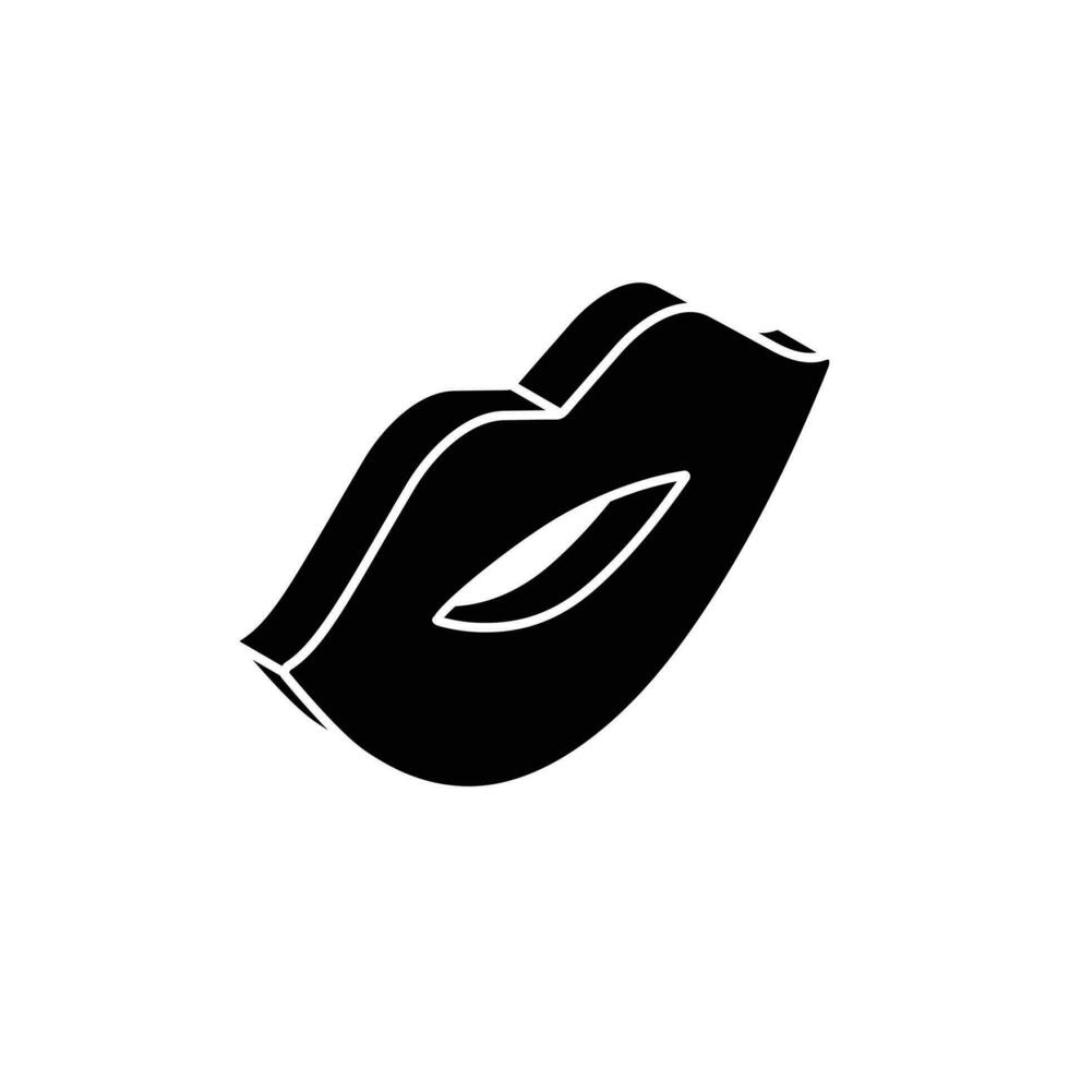 Take a look at this glossy lips vector design isolated on white background