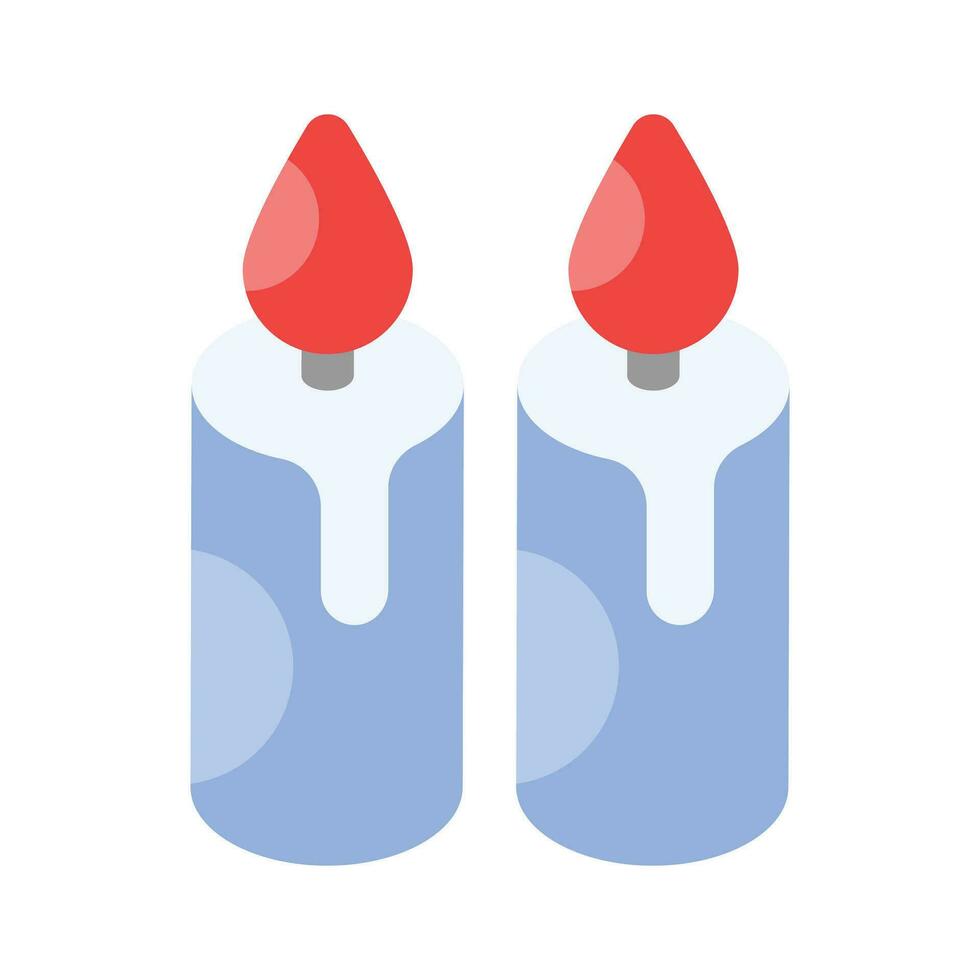 Have a look at this amazing icon of candles, beautiful vector of burning candles