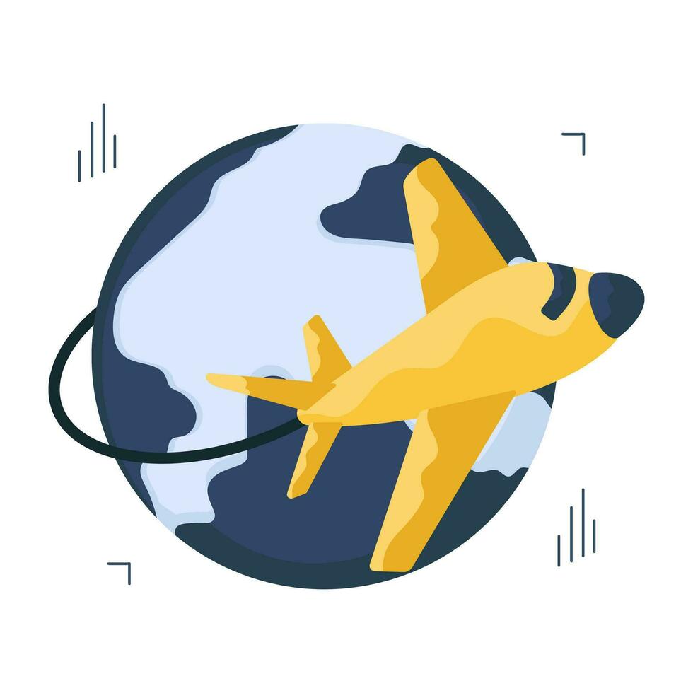 prima descargar icono de global viaje vector