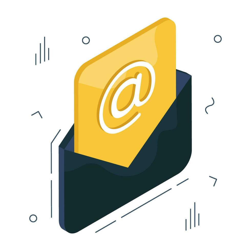 Perfect design icon of e mail vector