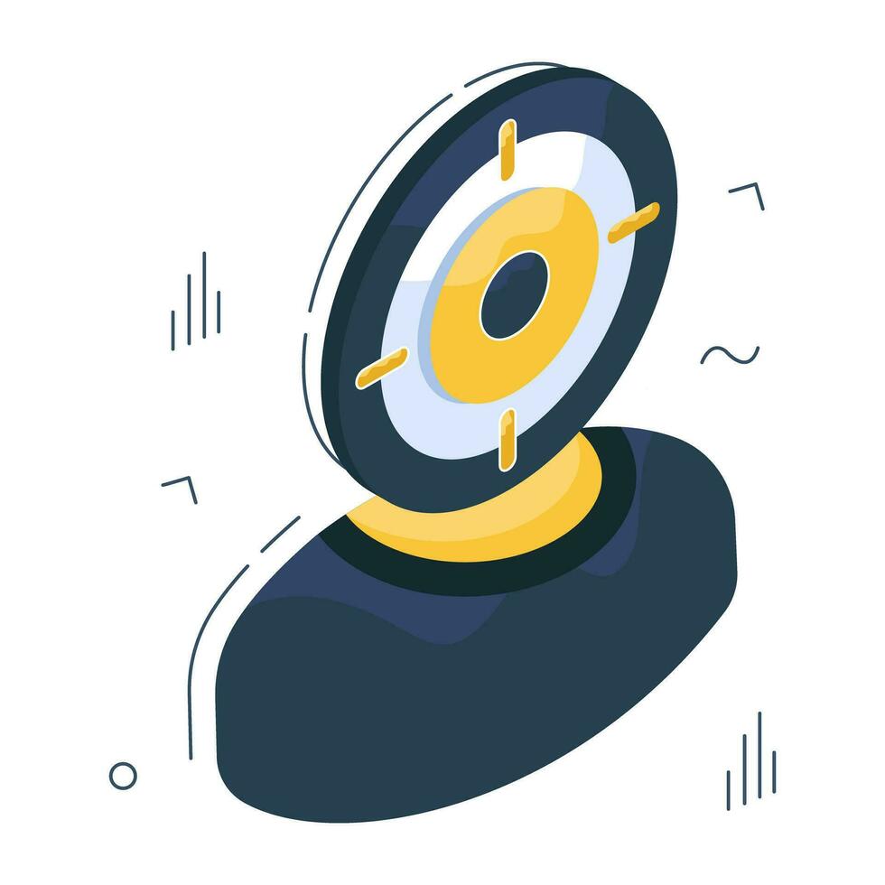 Headhunting icon, editable vector