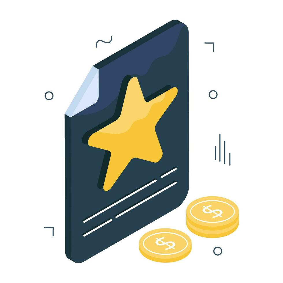 Perfect design icon of wishlist, vector