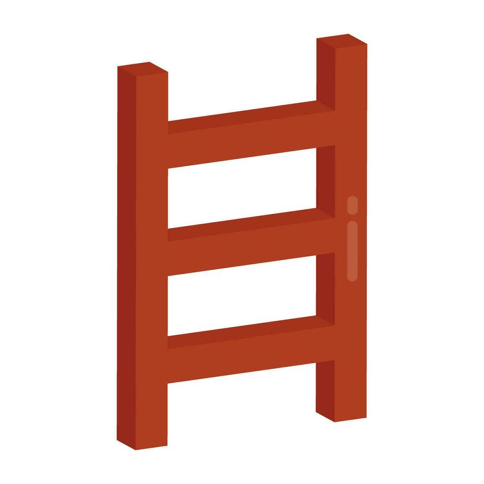 Trendy vector design of ladder