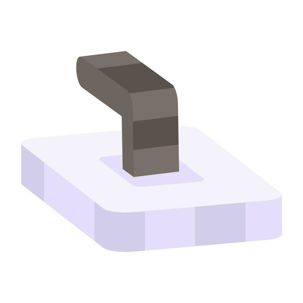 Vector design of plastering tool icon
