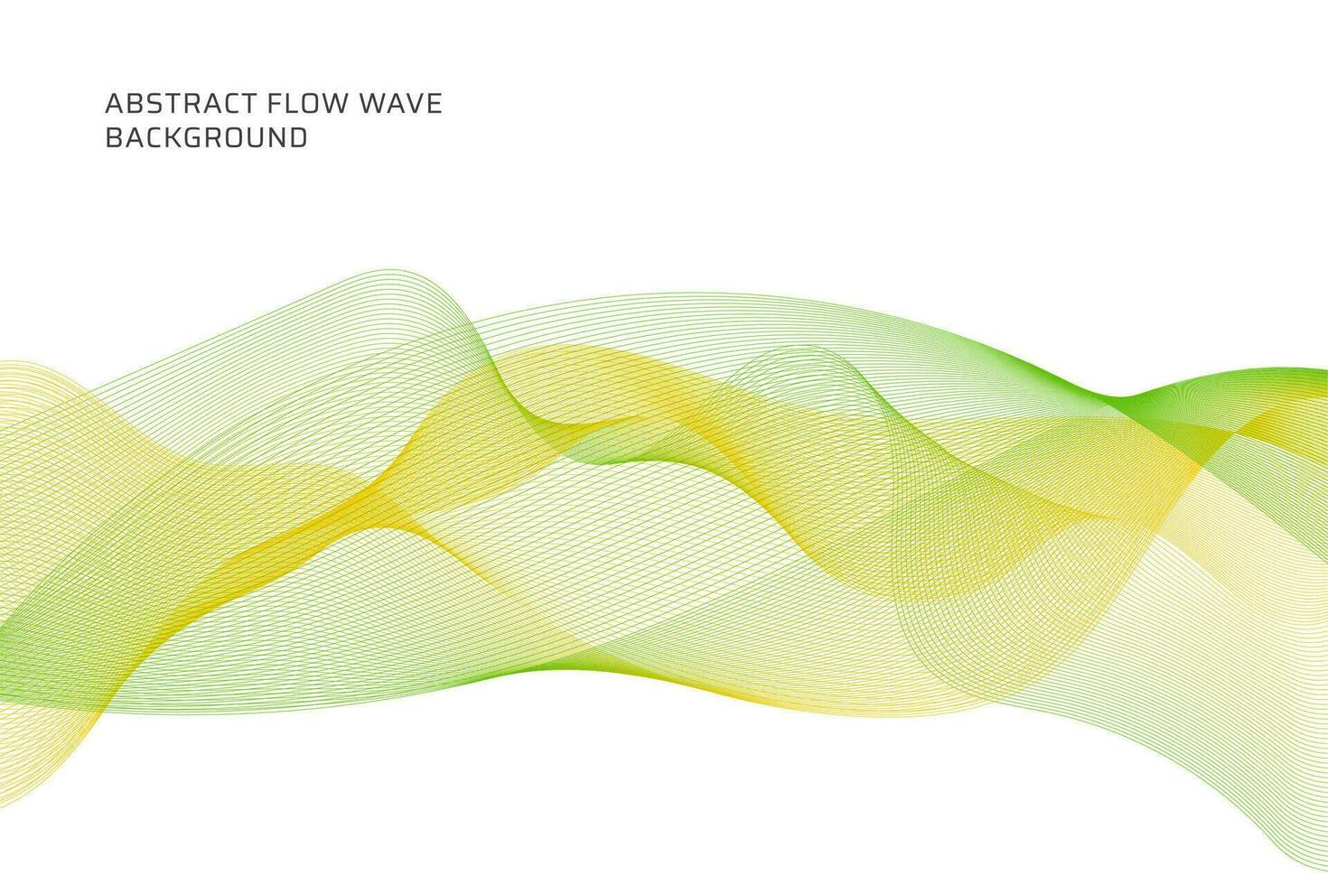abstract flow wave lines background vector