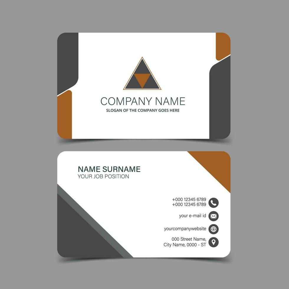 Professional and Creative Business Card Template vector