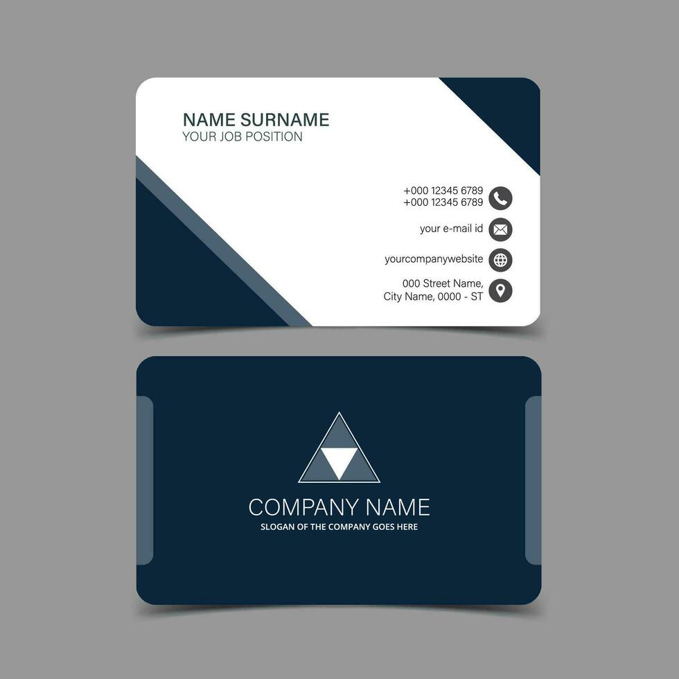 Professional and Creative Business Card Template vector