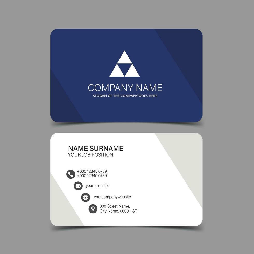 Professional and Creative Business Card Template vector
