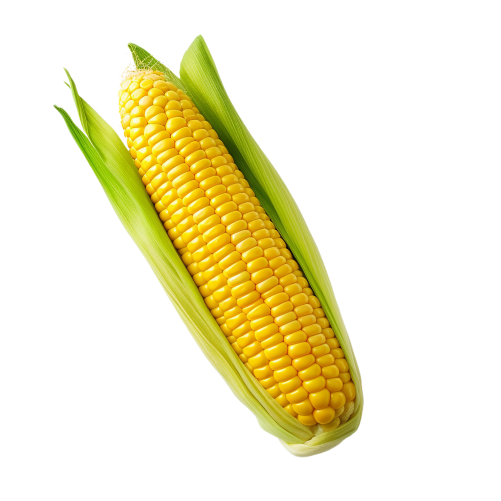 AI generated Corn on the Cob on transparent background PNG image