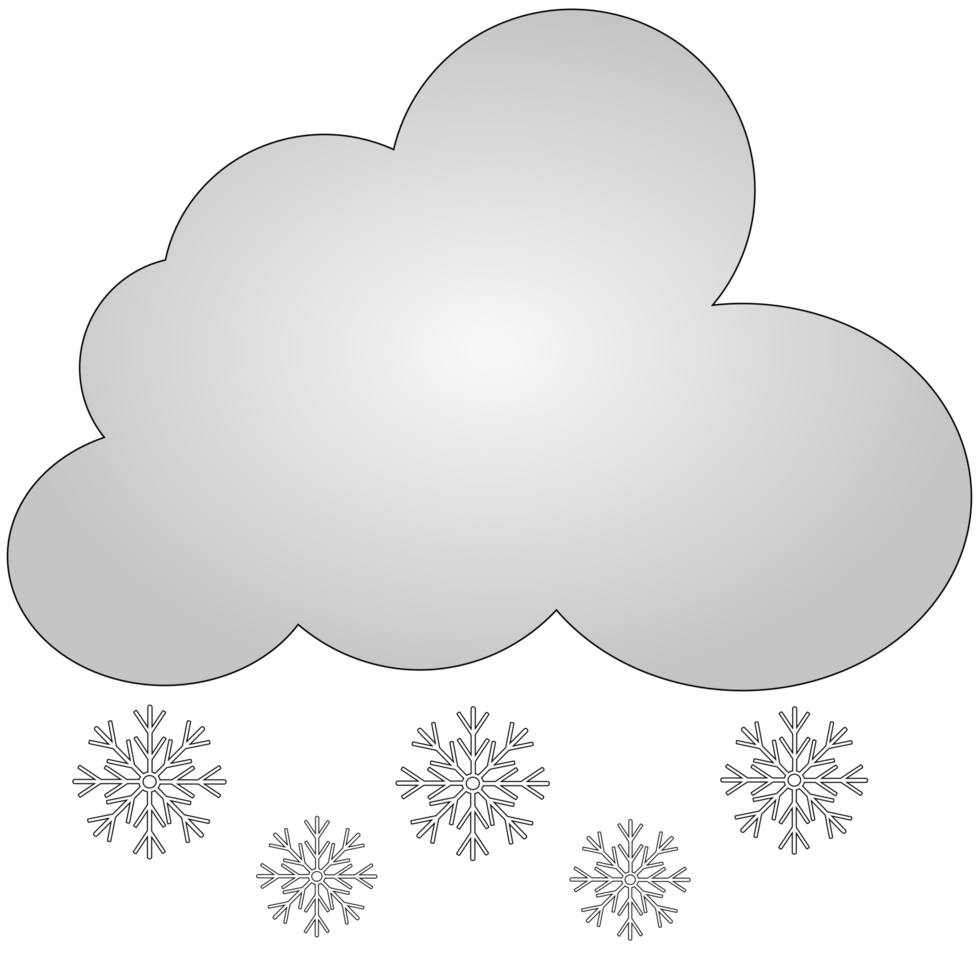 snowing cloud illustration png