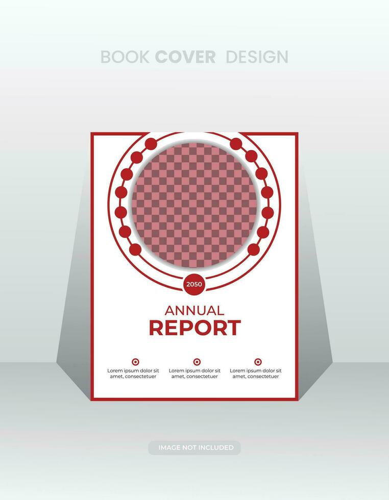 Modern Book Cover Design. vector