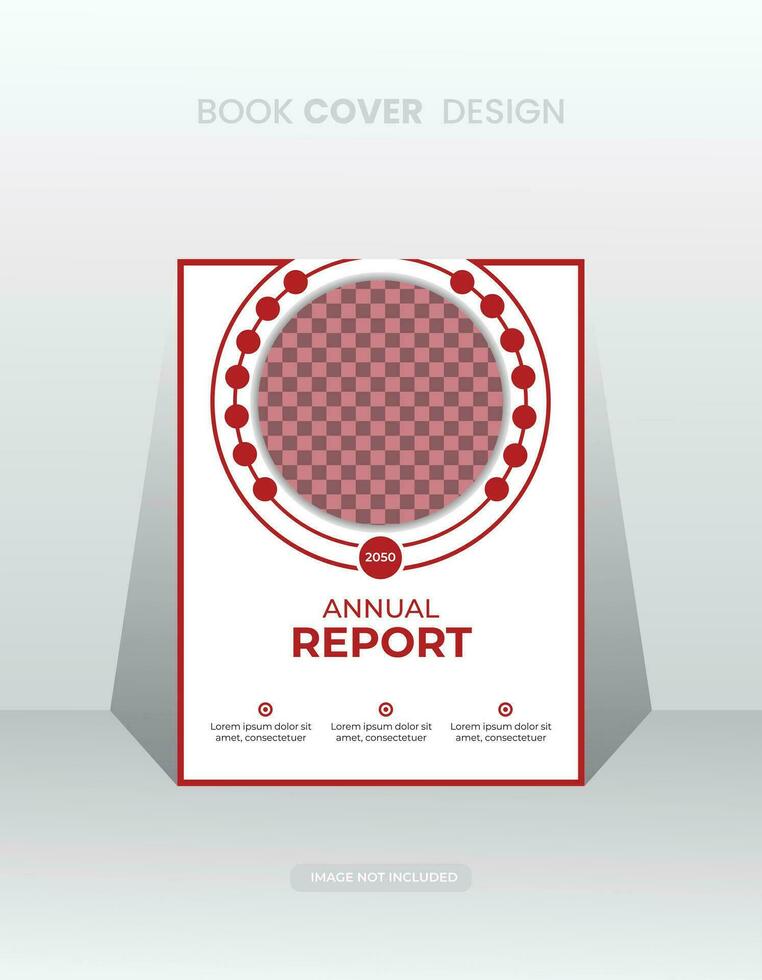 Modern Book Cover Design. vector