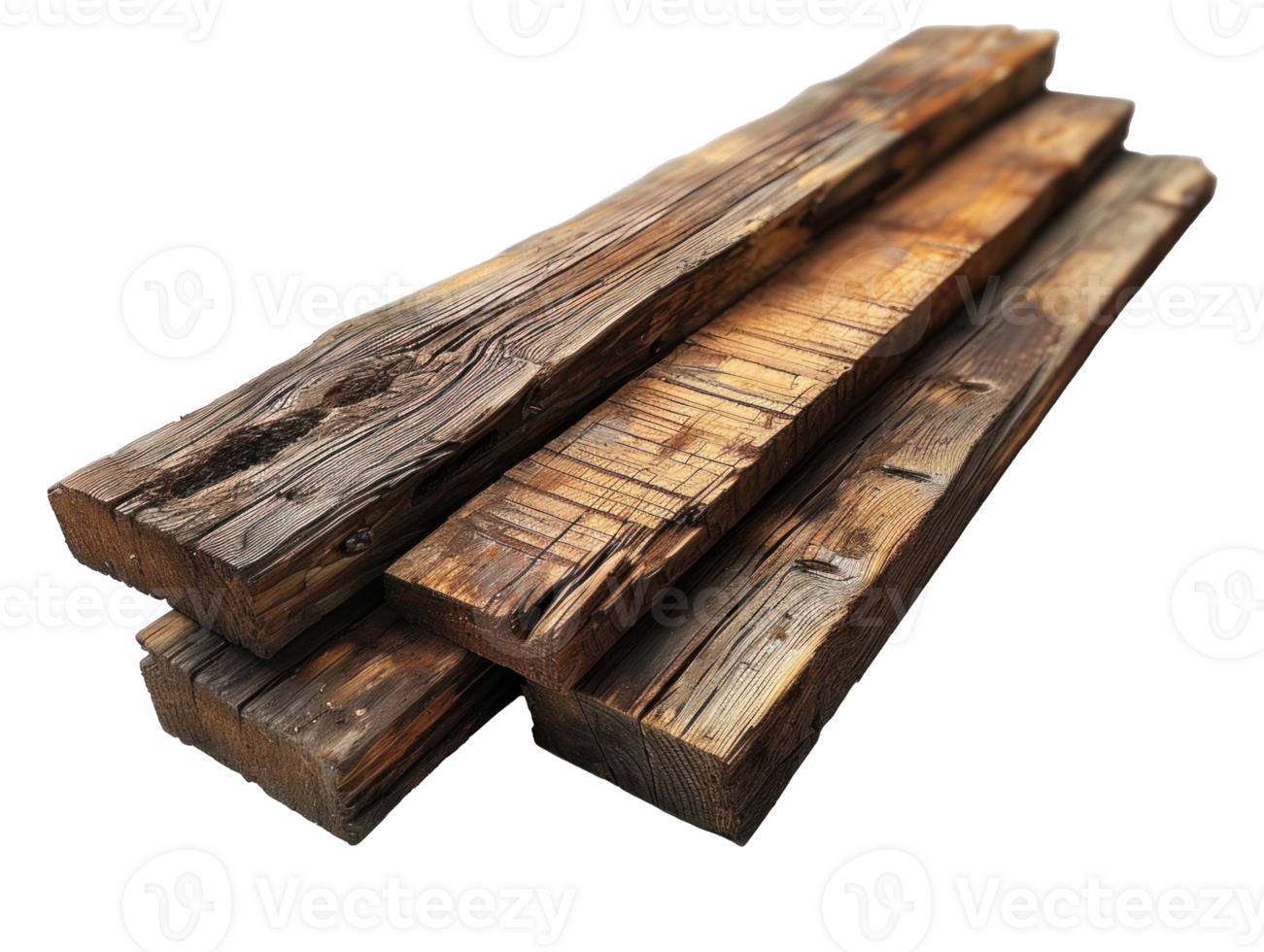 AI generated Texture of Rough Wood Planks png