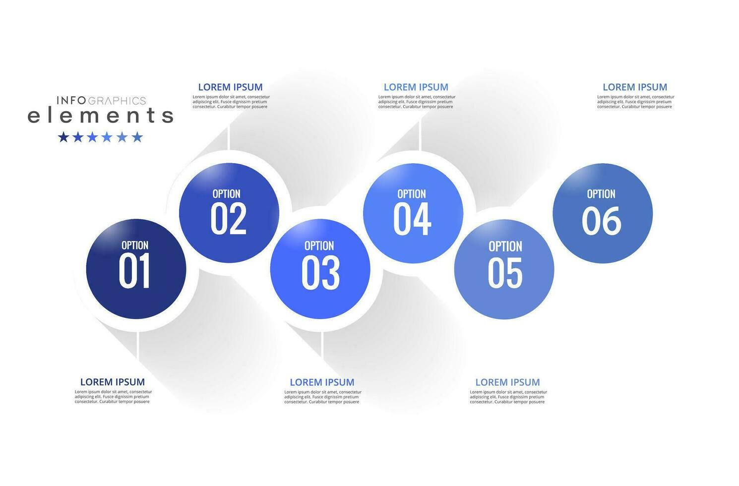 Abstract creative infographic background vector