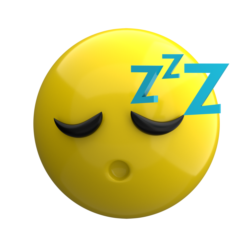 seelping emoji 3D icon png