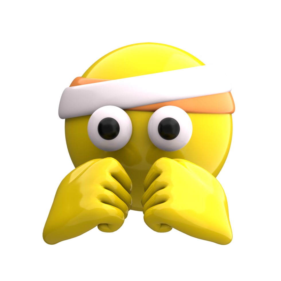 fight emoji 3D icon 36354358 PNG